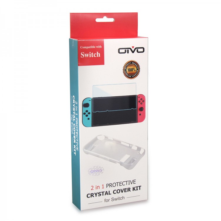 Nintendo Switch 2 in 1 Protective Crystal Cover Kit